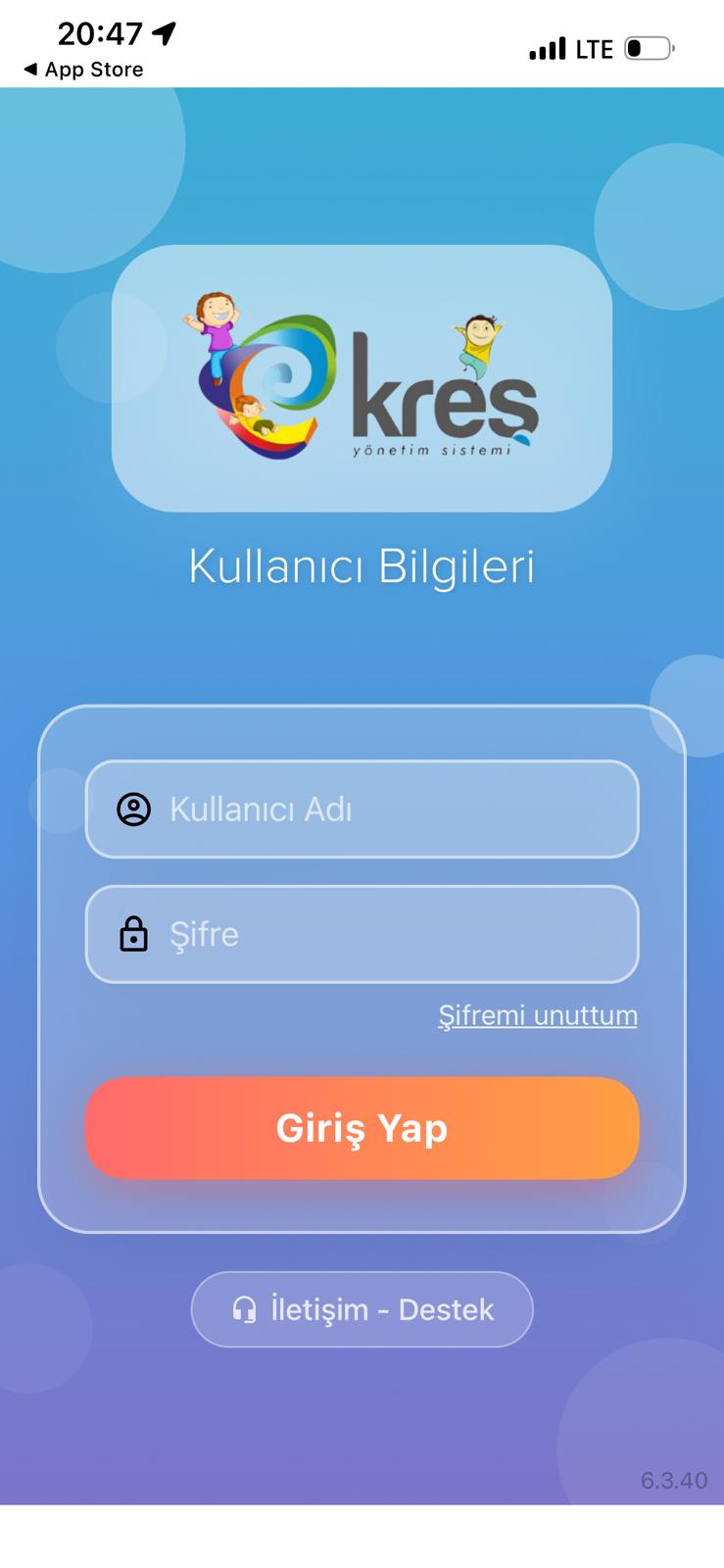 Veli mobil ekranı